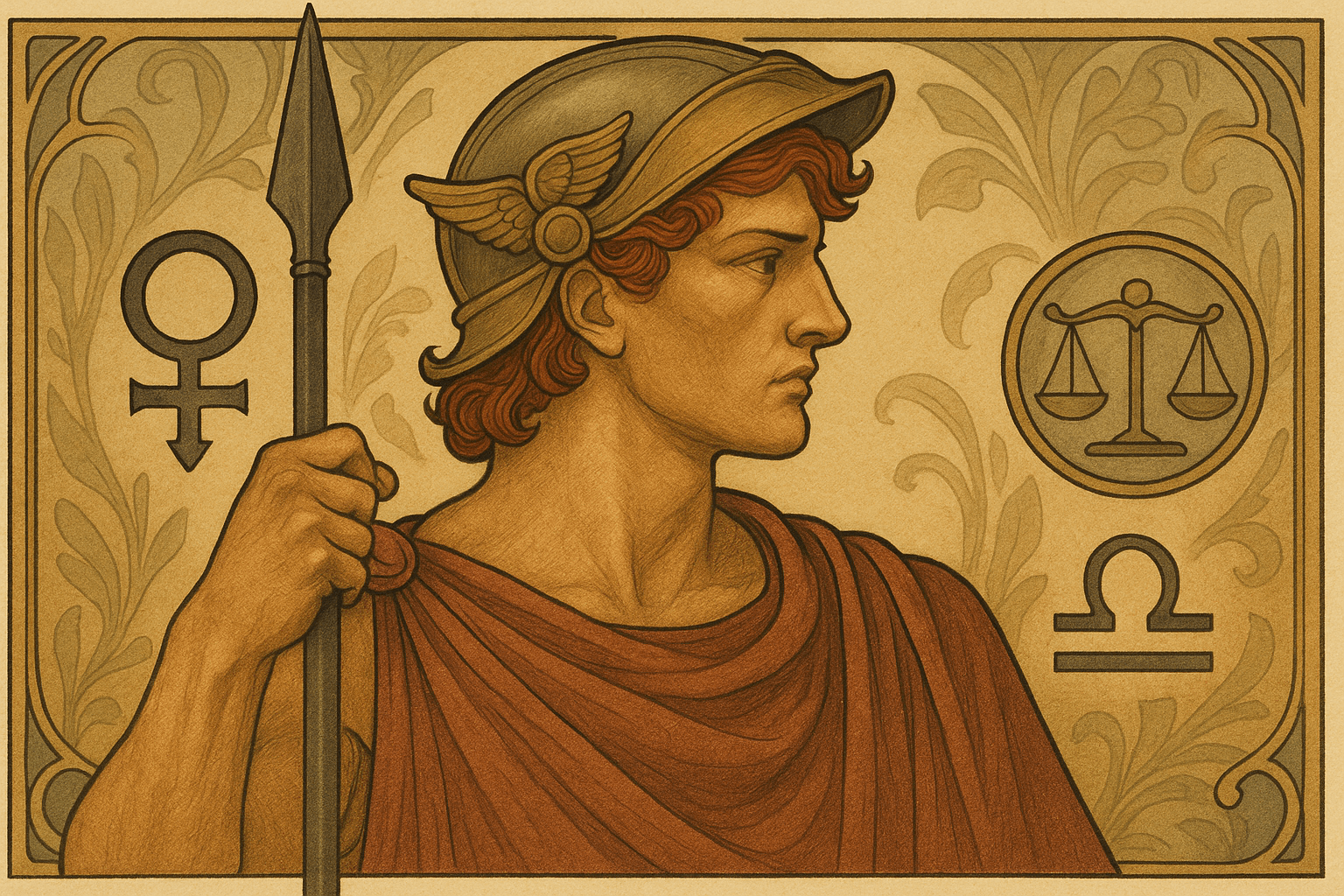 Mars in der Waage - Kraft als Balance zwischen Ich und Du. Mars in der Waage