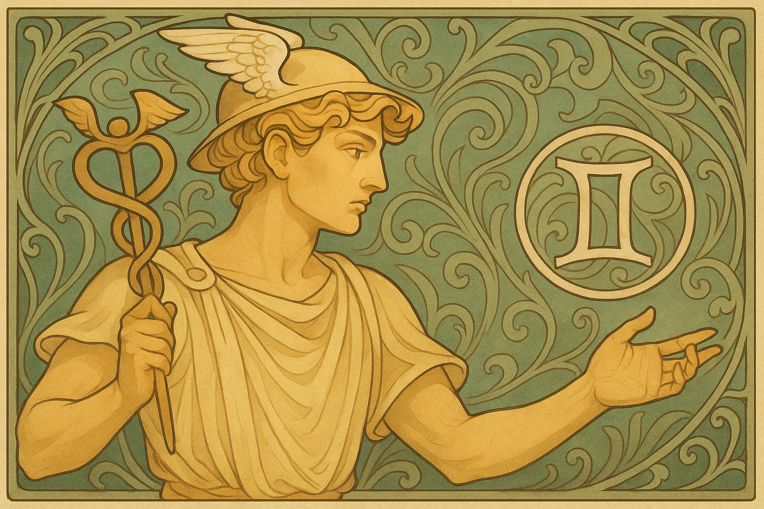 Merkur in den Zwillingen