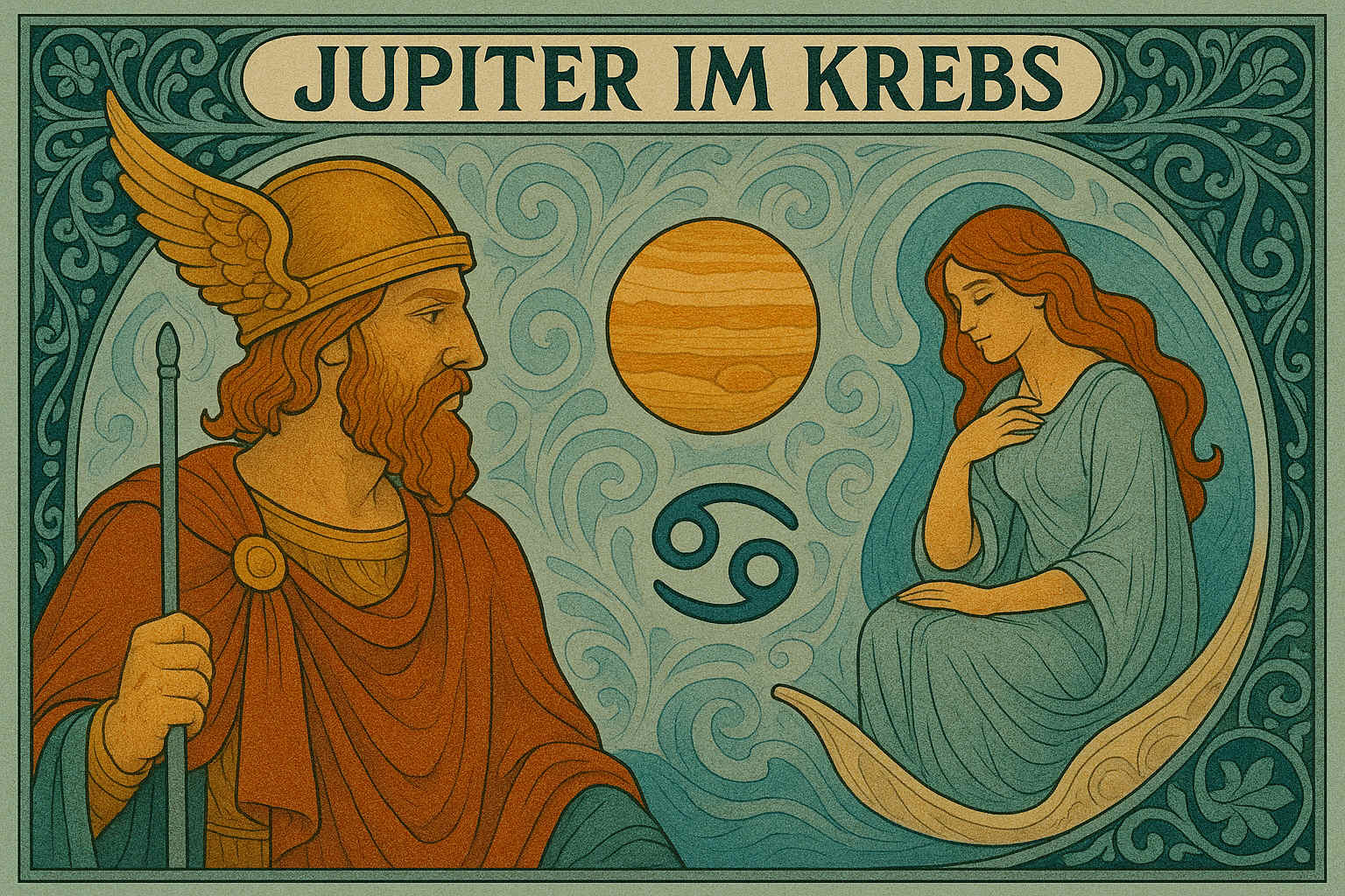 Jupiter im Krebs - Expansion durch Fürsorge. Jupiter im Krebs