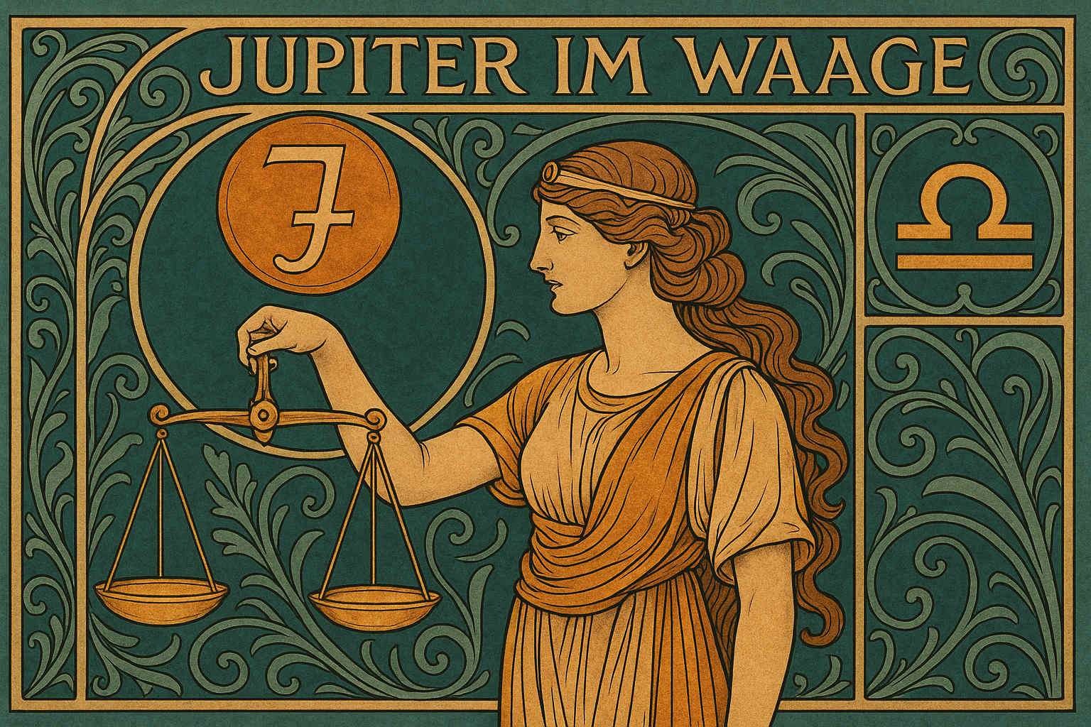 Jupiter in der Waage - Expansion durch Balance und Begegnung. Jupiter in der Waage