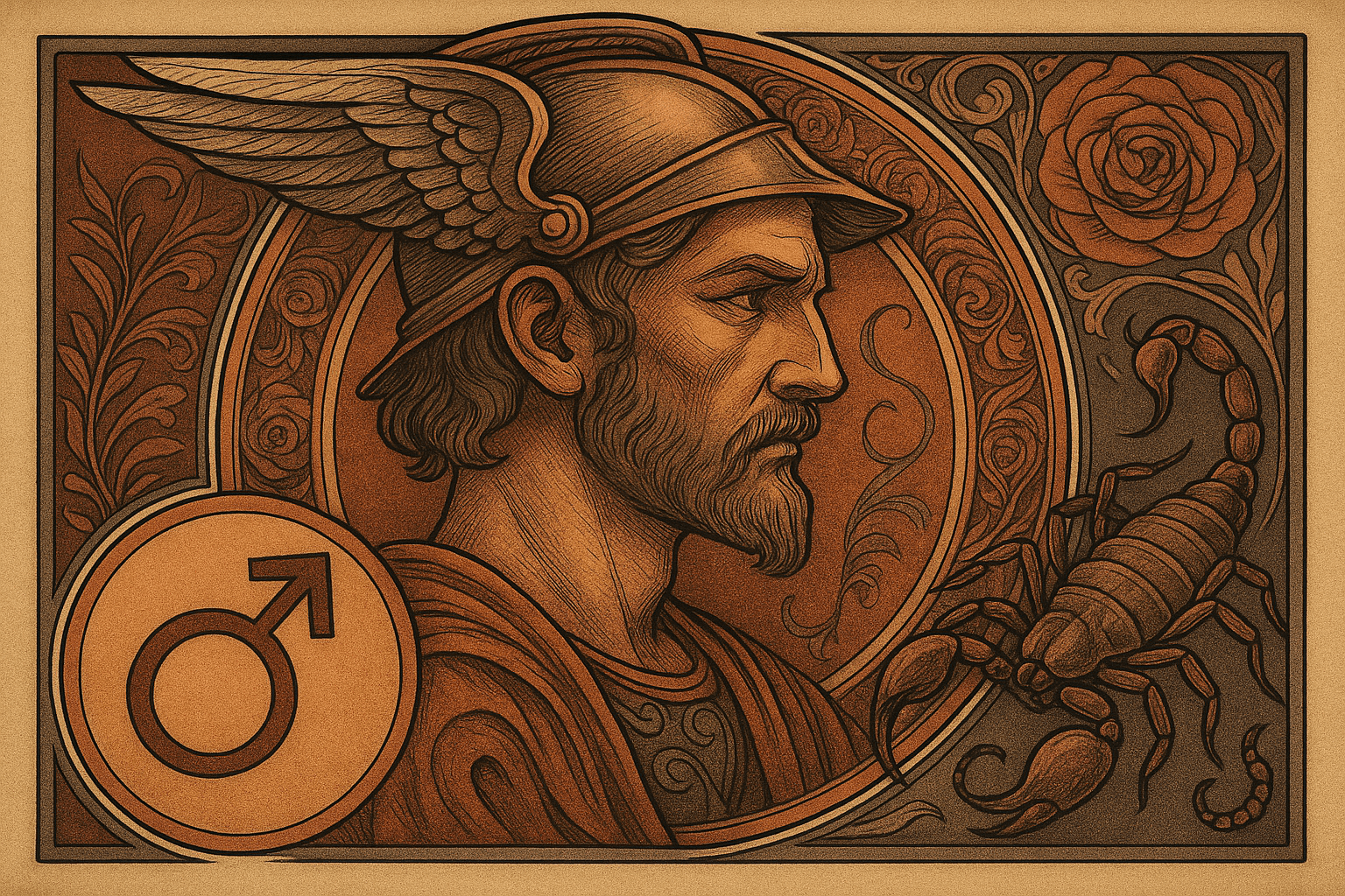 Mars im Skorpion - Kraft als Tiefe, Macht und Wandlung. Mars in Skorpion