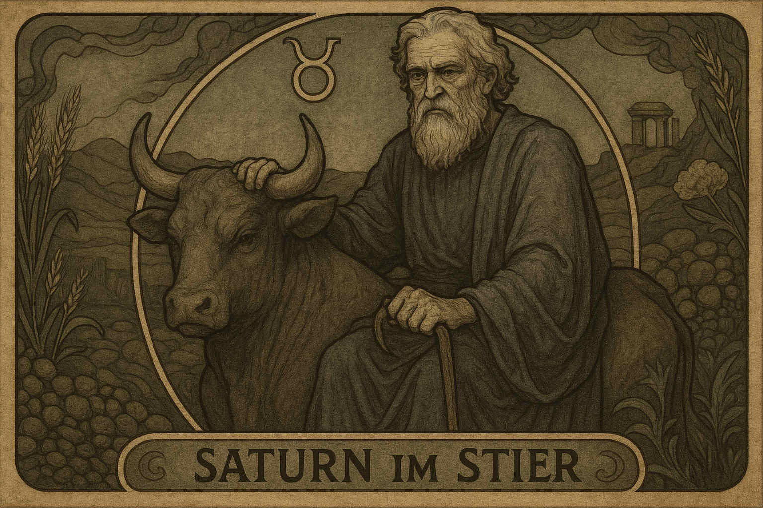 Saturn im Stier – Die Schwere des Beständigen Saturn im Stier