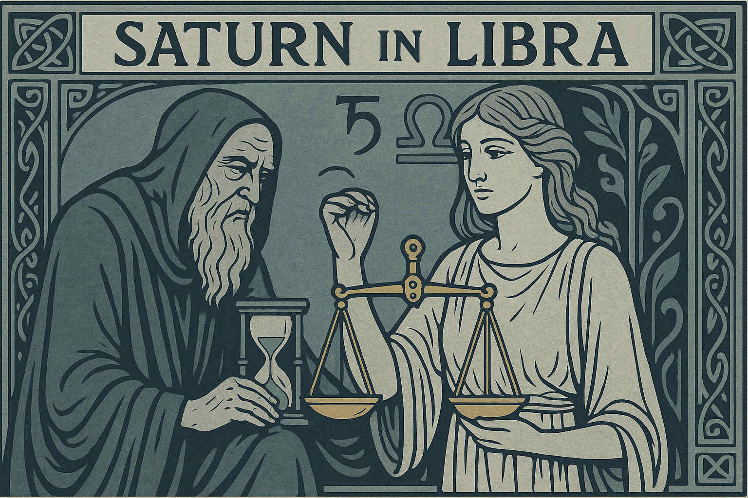 Saturn in der Waage – Prüfungen der Balance Saturn in der Waage