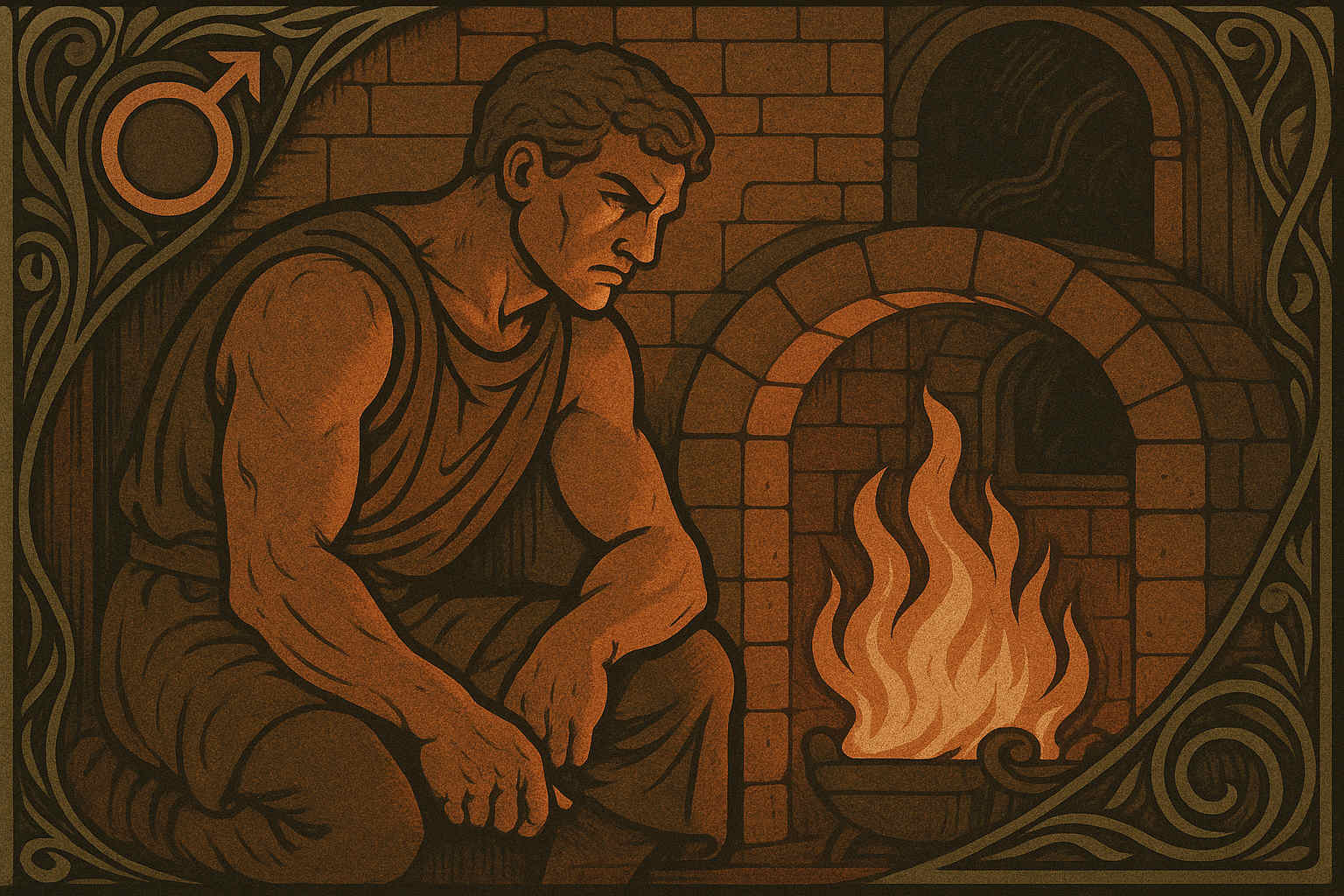 Mars im vierten Haus