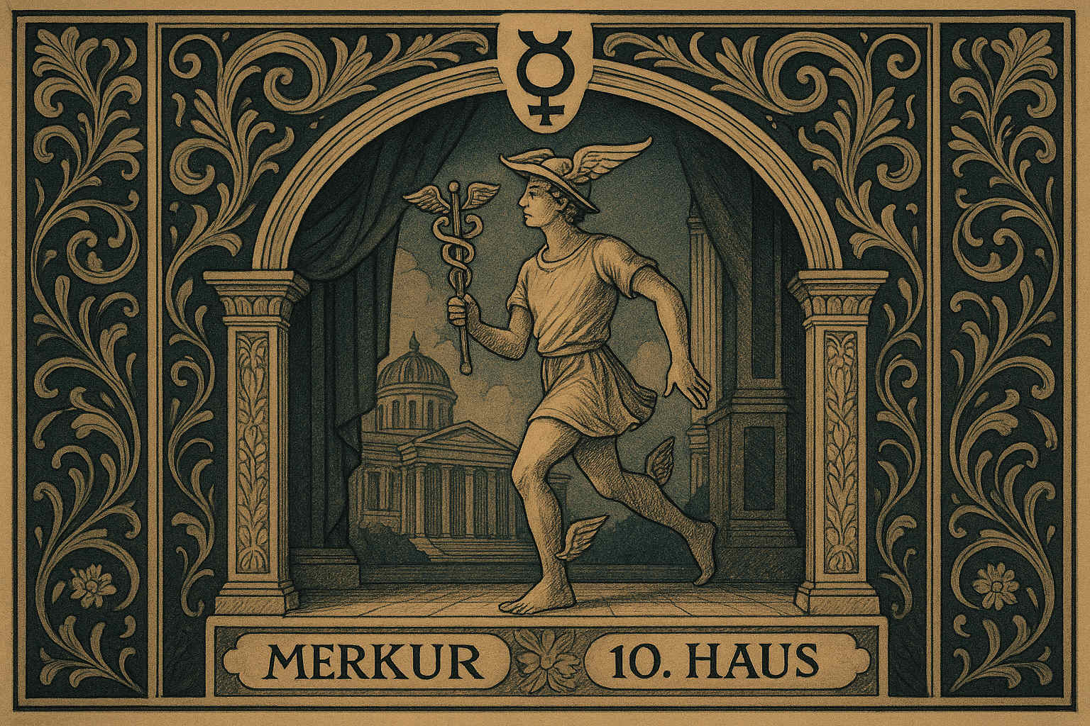 Merkur im zehnten Haus