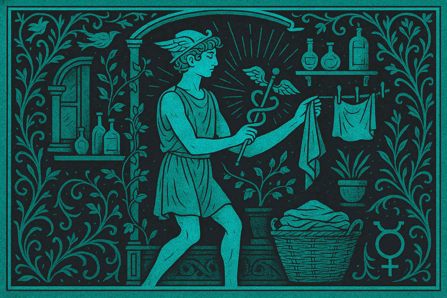 Merkur im sechsten Haus