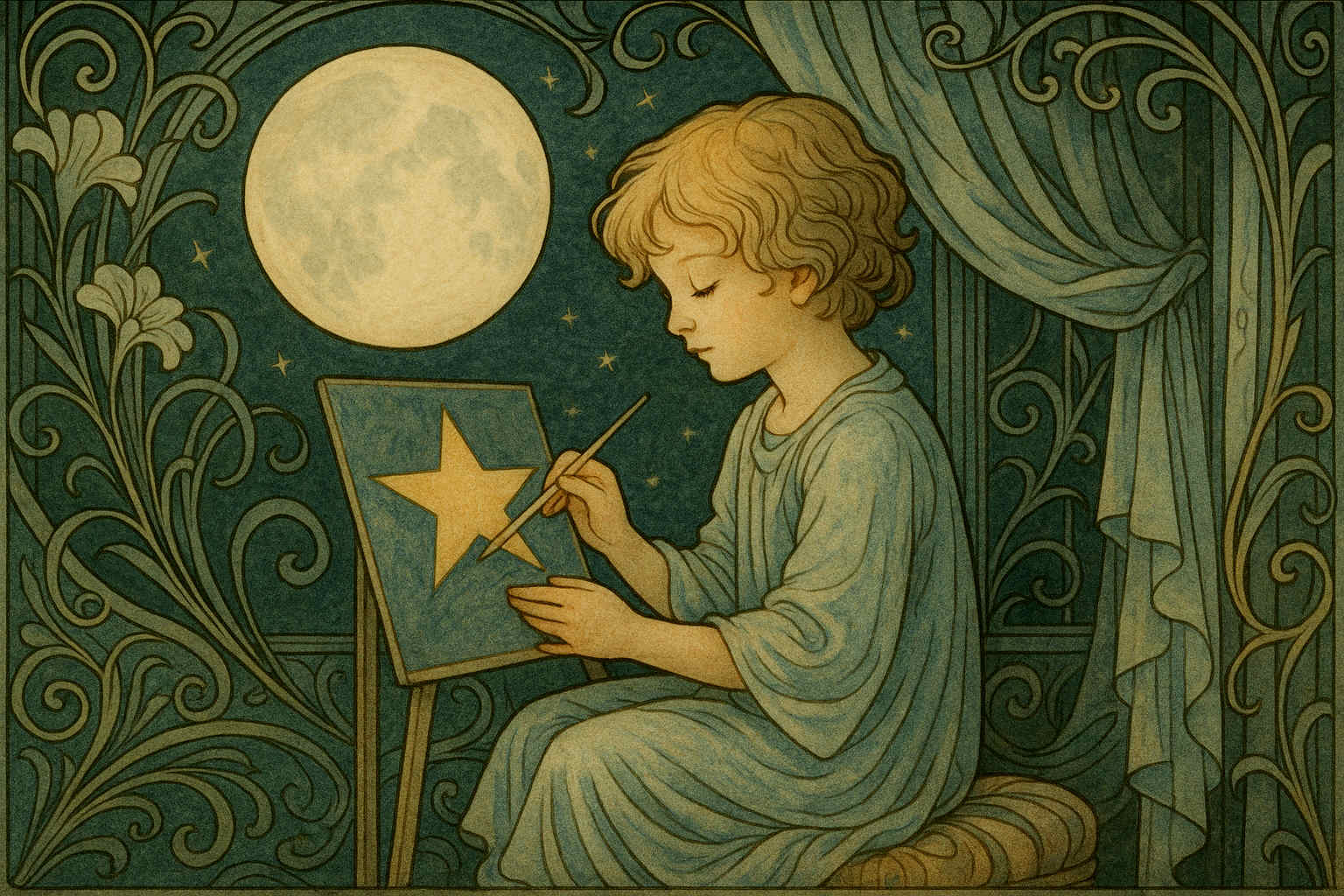 Mond im fünften haus