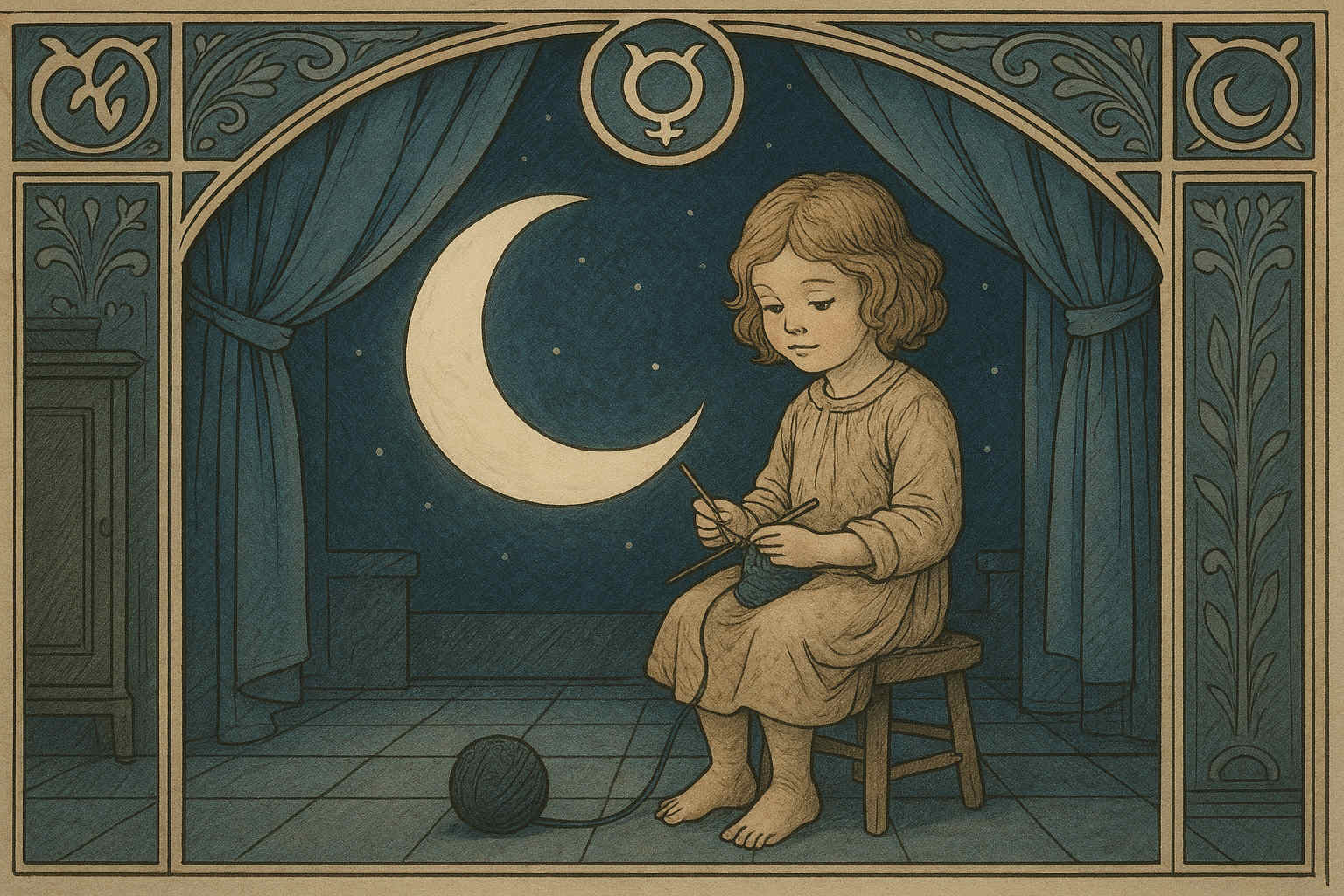 Mond im sechsten Haus