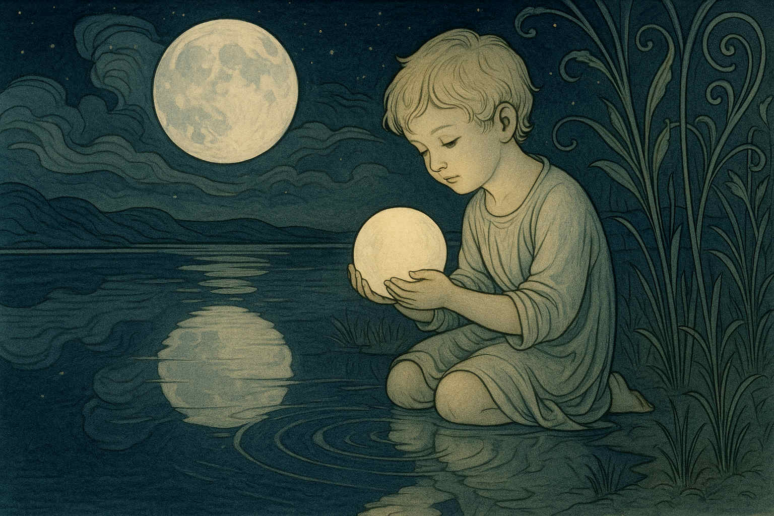 Mond im siebten haus