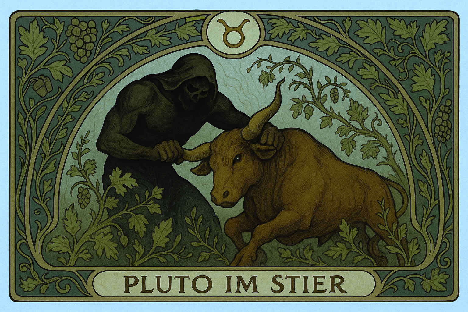 Pluto im Stier
