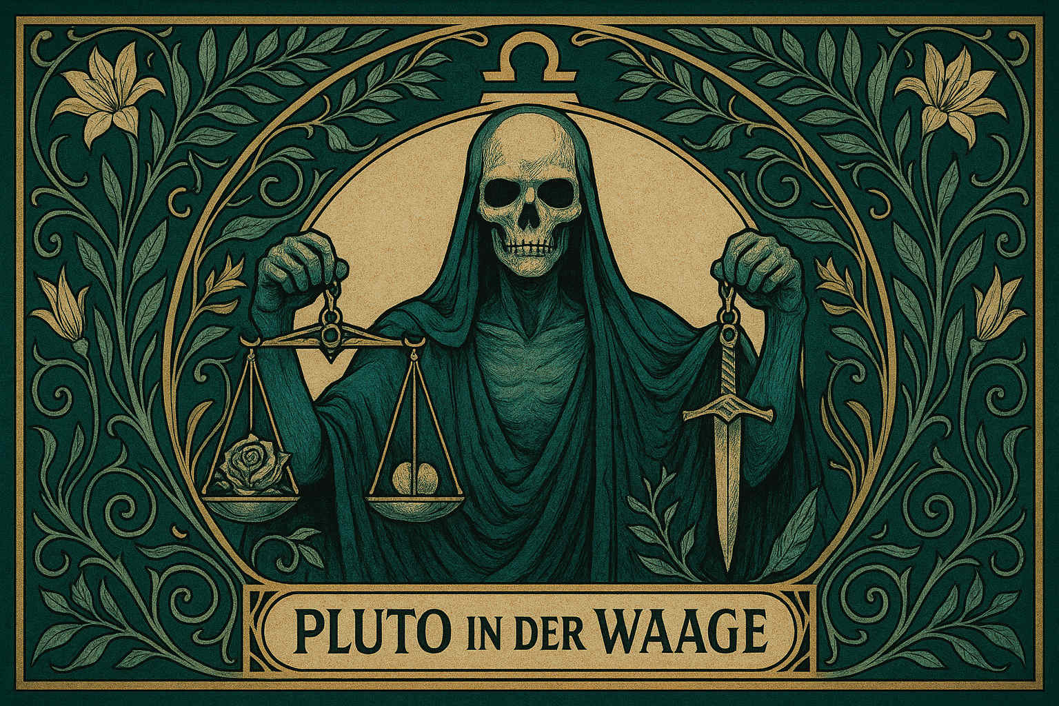 Pluto in der Waage