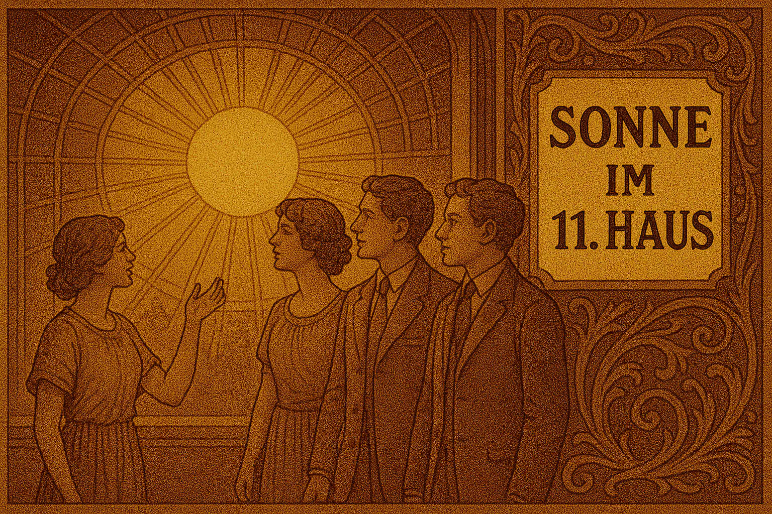 Sonne im Elften Haus – Das Licht der Vision und Gemeinschaft Sonne im elften Haus