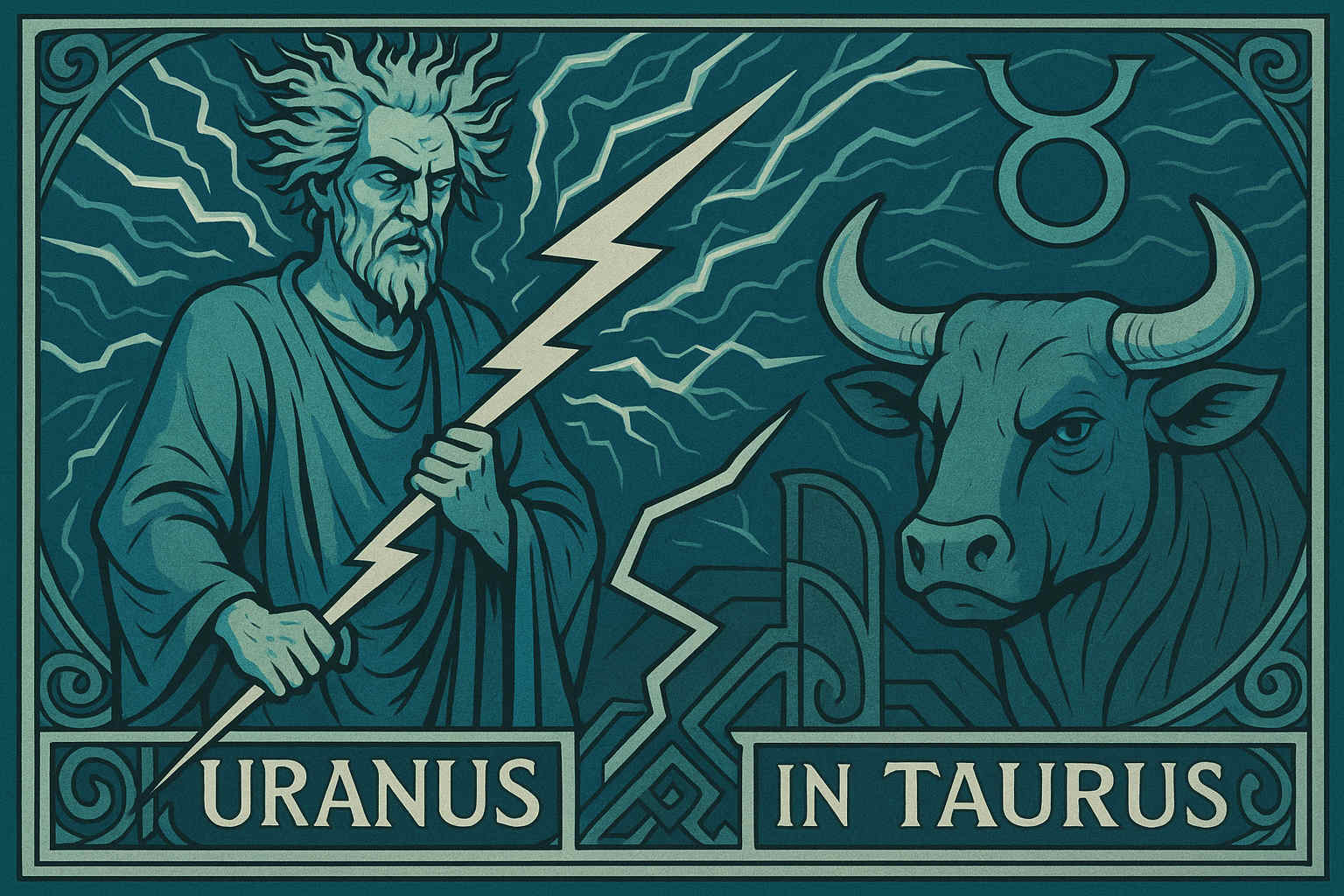 Uranus im Stier - Revolution des Konkreten. Uranus im Stier