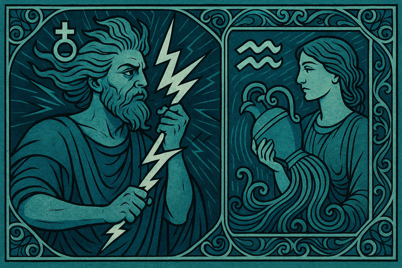 Uranus im Wassermann - Der elektrische Atem der Zukunft. Uranus im Wassermann