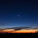 Venus und Jupiter Konjunktion